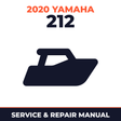 2020 Yamaha 212 Service and Repair Manual - boat workshop manual cover