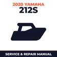 2020 Yamaha 212S Service and Repair Manual - boat workshop manual cover