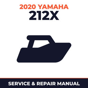 2020 Yamaha 212X Service and Repair Manual - boat workshop manual cover