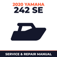 2020 Yamaha 242 SE Service and Repair Manual - boat workshop manual cover