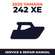 2020 Yamaha 242 XE Service and Repair Manual - boat workshop manual cover