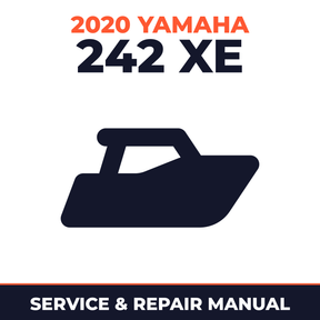 2020 Yamaha 242 XE Service and Repair Manual - boat workshop manual cover