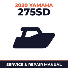 2020 Yamaha 275SD Service and Repair Manual - boat workshop manual cover