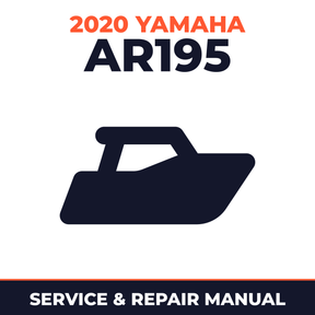2020 Yamaha AR195 Service and Repair Manual - boat workshop manual cover