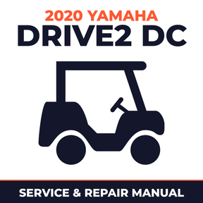 2020 Yamaha DRIVE2 DC Service and Repair Manual - golf car workshop manual cover