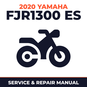 2020 Yamaha FJR1300 ES Service and Repair Manual - motorcycle workshop manual cover
