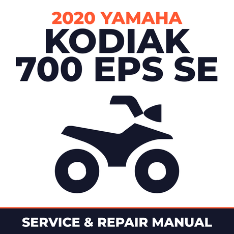 2020 Yamaha KODIAK 700 EPS SE Service and Repair Manual - ATV workshop manual cover