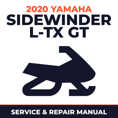 2020 Yamaha SIDEWINDER L-TX GT Service and Repair Manual - snowmobile workshop manual cover