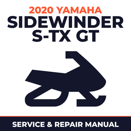 2020 Yamaha SIDEWINDER S-TX GT Service and Repair Manual - snowmobile workshop manual cover