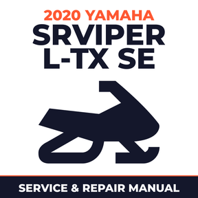 2020 Yamaha SRVIPER L-TX SE Service and Repair Manual - snowmobile workshop manual cover