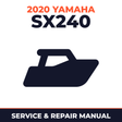 2020 Yamaha SX240 Service and Repair Manual - boat workshop manual cover