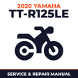 2020 Yamaha TT-R125LE Service and Repair Manual - motorcycle workshop manual cover
