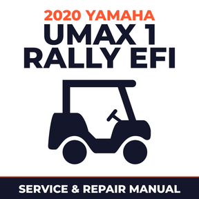 2020 Yamaha UMAX 1 RALLY EFI Service and Repair Manual - golf car workshop manual cover