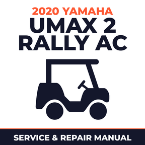2020 Yamaha UMAX 2 RALLY AC Service and Repair Manual - golf car workshop manual cover