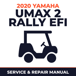 2020 Yamaha UMAX 2 RALLY EFI Service and Repair Manual - golf car workshop manual cover