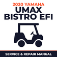 2020 Yamaha UMAX BISTRO EFI Service and Repair Manual - golf car workshop manual cover