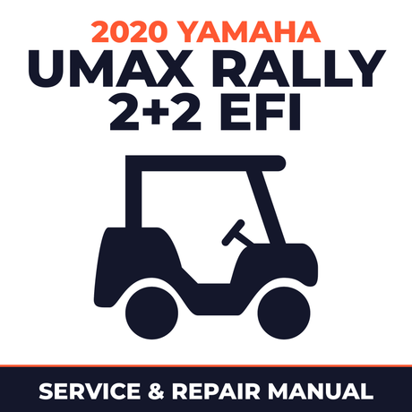 2020 Yamaha UMAX RALLY 2+2 EFI Service and Repair Manual - golf car workshop manual cover