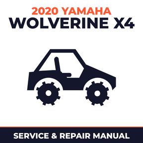 2020 Yamaha WOLVERINE X4 Service and Repair Manual - side-by-side workshop manual cover