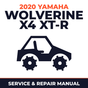 2020 Yamaha WOLVERINE X4 XT-R Service and Repair Manual - side-by-side workshop manual cover