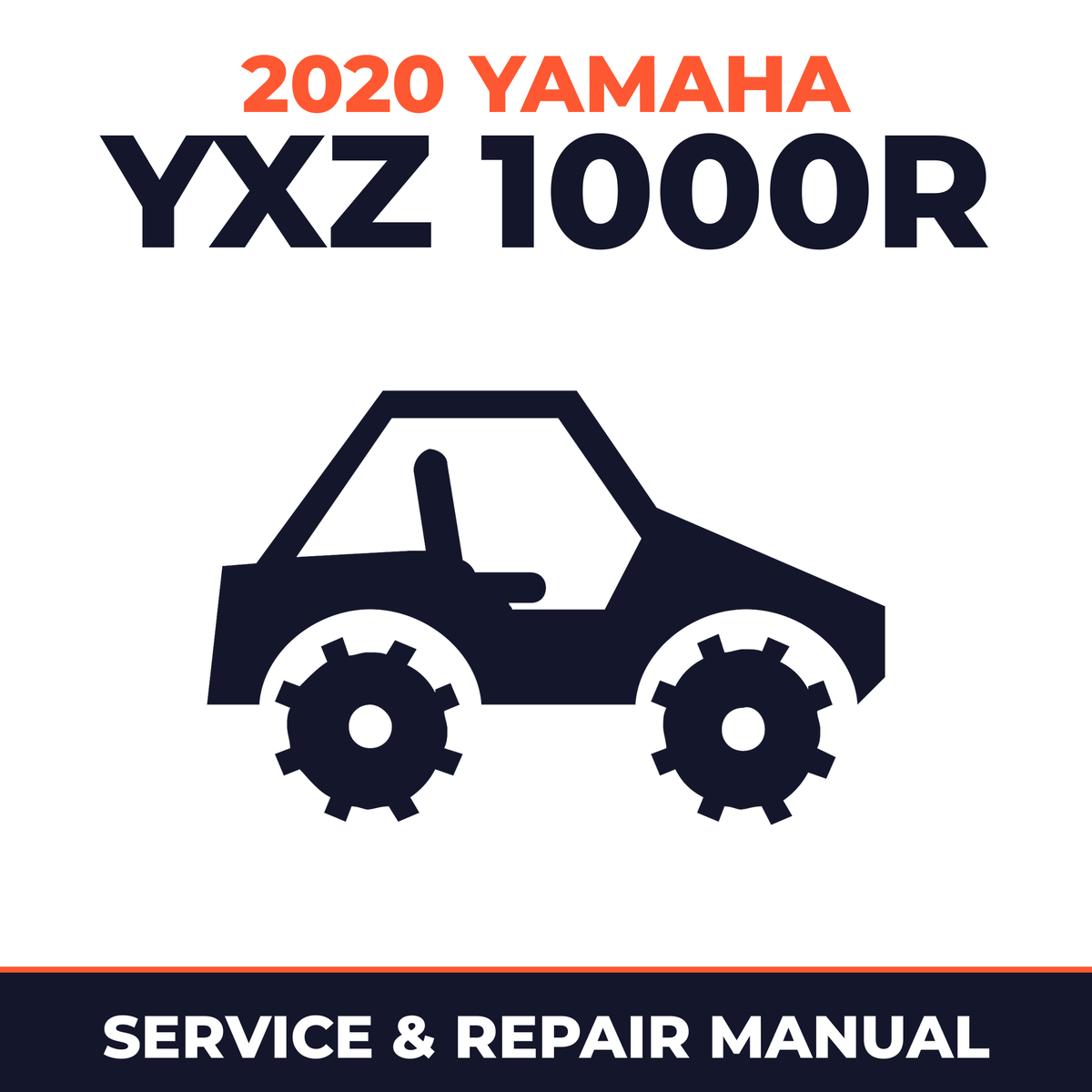 2020 Yamaha YXZ 1000R Service and Repair Manual - side-by-side workshop manual cover