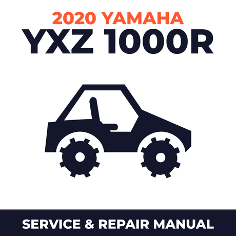 2020 Yamaha YXZ 1000R Service and Repair Manual - side-by-side workshop manual cover