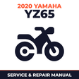 2020 Yamaha YZ65 Service and Repair Manual - motorcycle workshop manual cover