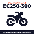 2021 Gas Gas EC250-300 Service and Repair Manual - motorcycle workshop manual cover