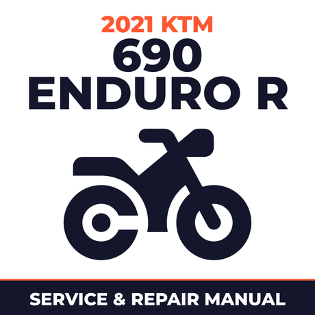 2021 KTM 690 Enduro R Service and Repair Manual - motorcycle workshop manual cover