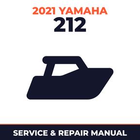 2021 Yamaha 212 Service and Repair Manual - boat workshop manual cover