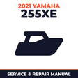 2021 Yamaha 255XE Service and Repair Manual - boat workshop manual cover