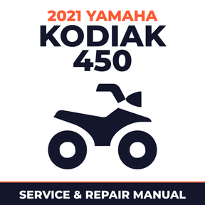 2021 Yamaha KODIAK 450 Service and Repair Manual - ATV workshop manual cover