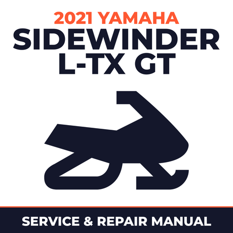 2021 Yamaha SIDEWINDER L-TX GT Service and Repair Manual - snowmobile workshop manual cover