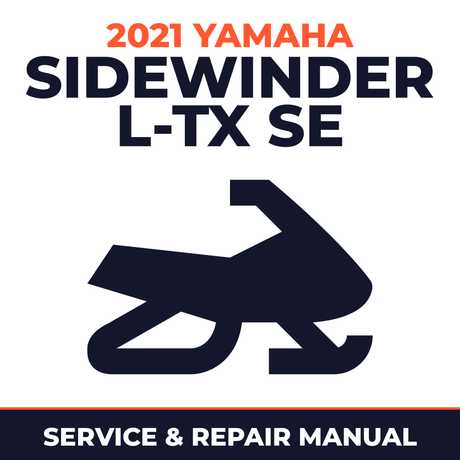 2021 Yamaha SIDEWINDER L-TX SE Service and Repair Manual - snowmobile workshop manual cover