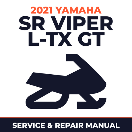 2021 Yamaha SR VIPER L-TX GT Service and Repair Manual - snowmobile workshop manual cover