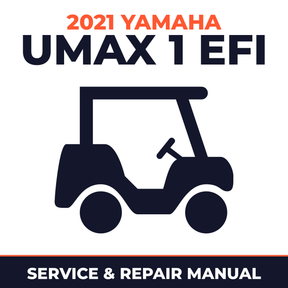 2021 Yamaha UMAX 1 EFI Service and Repair Manual - golf car workshop manual cover