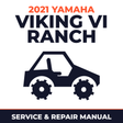 2021 Yamaha VIKING VI RANCH Service and Repair Manual - side-by-side workshop manual cover