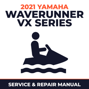 2021 Yamaha Waverunner VX Series Service and Repair Manual - personal watercraft workshop manual cover