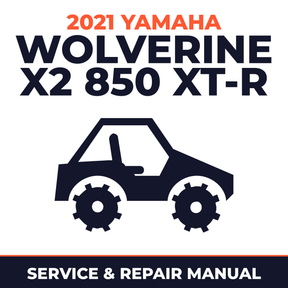 2021 Yamaha WOLVERINE X2 850 XT-R Service and Repair Manual - side-by-side workshop manual cover