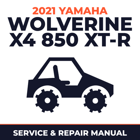 2021 Yamaha WOLVERINE X4 850 XT-R Service and Repair Manual - side-by-side workshop manual cover