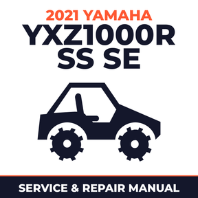 2021 Yamaha YXZ1000R SS SE Service and Repair Manual - side-by-side workshop manual cover