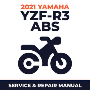 2021 Yamaha YZF-R3 ABS Service and Repair Manual - motorcycle workshop manual cover