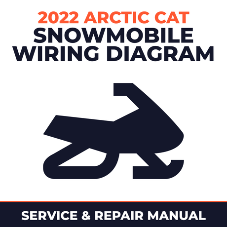 2022 Arctic Cat Snowmobile Wiring Diagram - snowmobile workshop manual cover