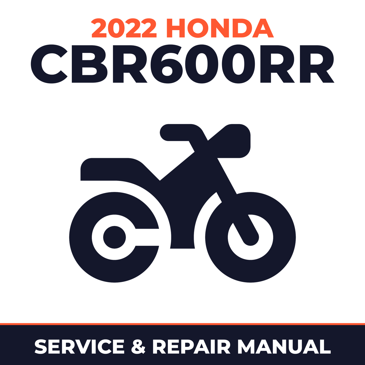 2022 Honda CBR600RR Service and Repair Manual - motorcycle workshop manual cover