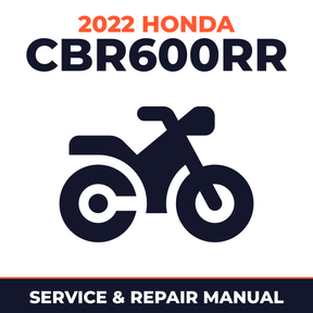 2022 Honda CBR600RR Service and Repair Manual - motorcycle workshop manual cover