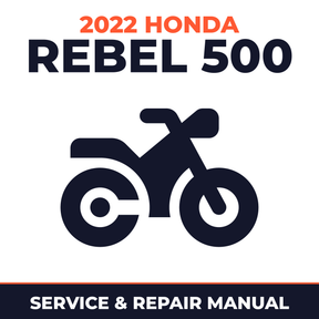 2022 Honda Rebel 500 Service and Repair Manual - motorcycle workshop manual cover
