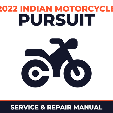 2022 Indian Motorcycle Pursuit Service and Repair Manual - motorcycle workshop manual cover