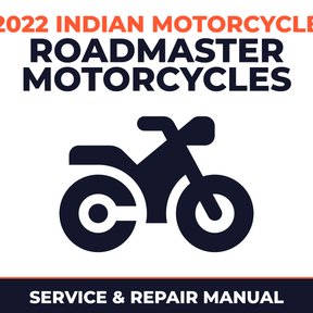 2022 Indian Motorcycle Roadmaster Motorcycles Service and Repair Manual - motorcycle workshop manual cover