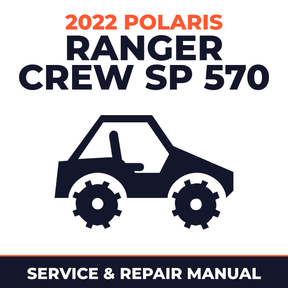 2022 Polaris Ranger Crew SP 570 Service and Repair Manual - side-by-side workshop manual cover