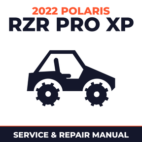 2022 Polaris RZR Pro XP Service and Repair Manual - side-by-side workshop manual cover
