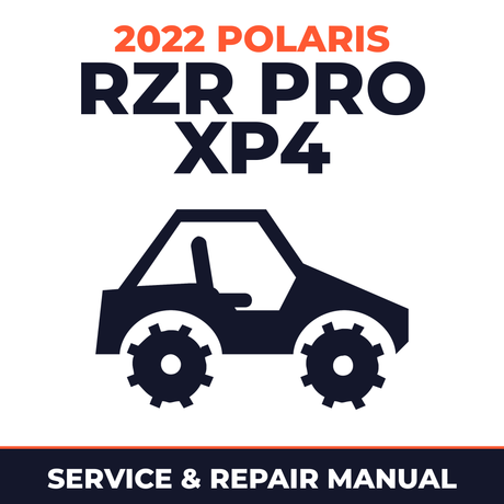 2022 Polaris RZR Pro XP4 Service and Repair Manual - side-by-side workshop manual cover